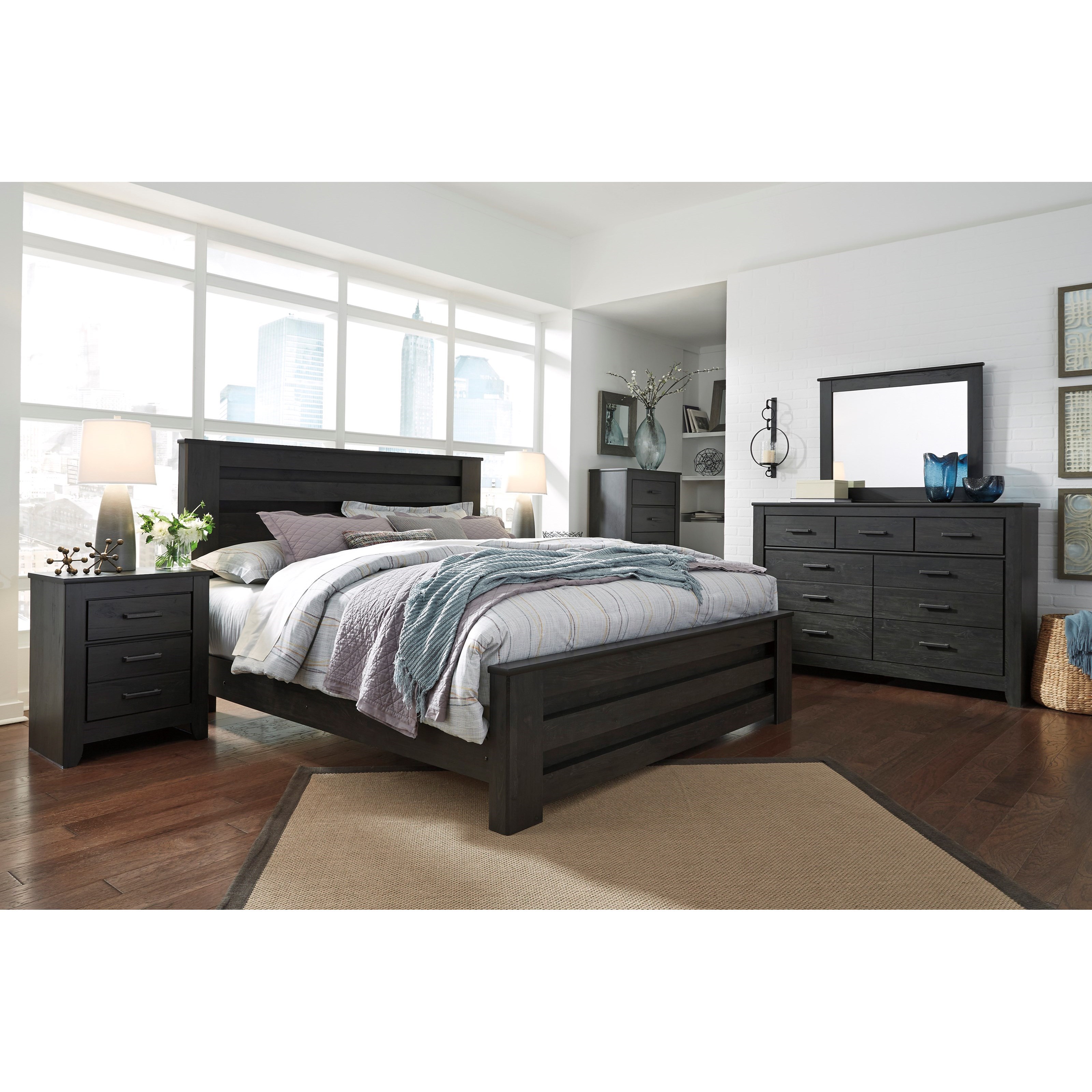 Signature Design by Ashley Brinxton King Bedroom Group Furniture Mart